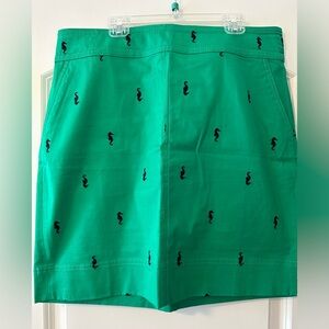 Talbots seahorse skirt